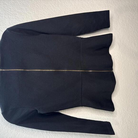 JCrew Long Sleeve Peplum Shirt With Fulll Zip Back Size XXS - Picture 4 of 6